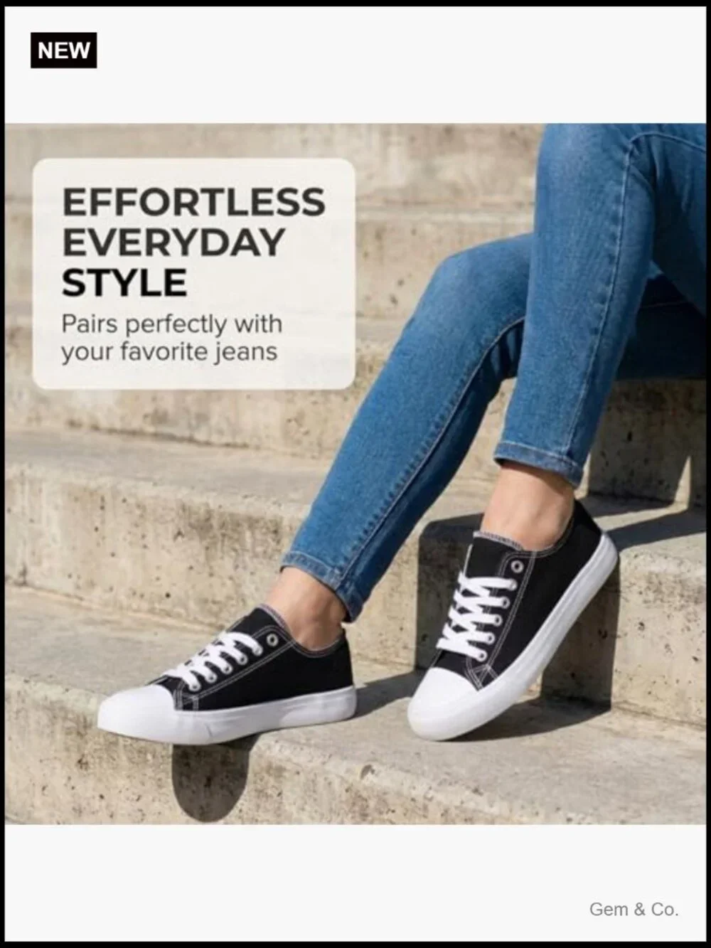 Canvas Sneakers Low Top Women's Lace Up Flat Casual Comfort Shoe